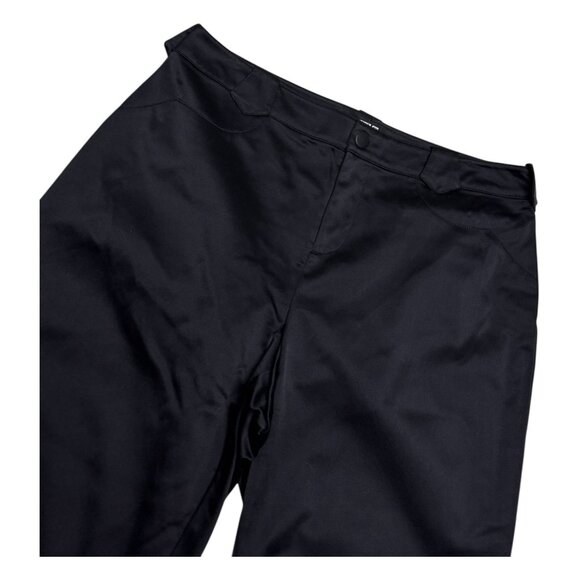 ANNA SUI x INC Collab Flared Bootcut Luxury Designer Faux Silk Pants Womens 34" - Picture 4 of 5